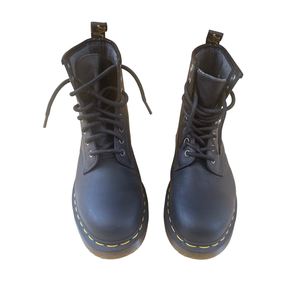 Dr. Martens 1460 Black Smooth Leather 8 Eye Boots Men's US 8 Women's US 9 Grunge
